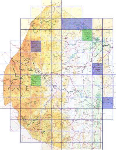 distribution map