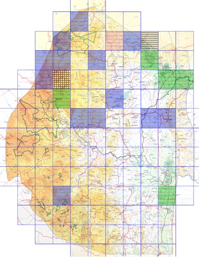 distribution map