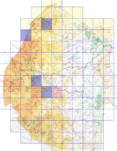 distribution map