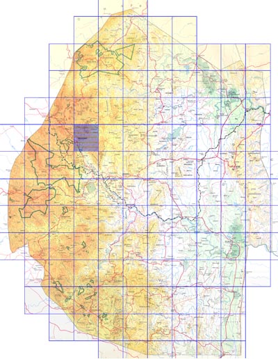 distribution map