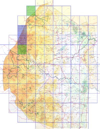 distribution map