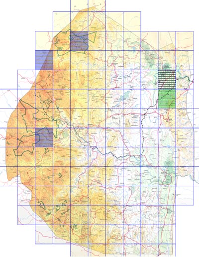 distribution map