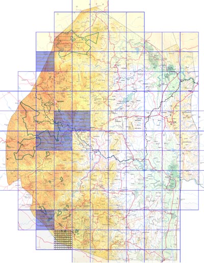 distribution map