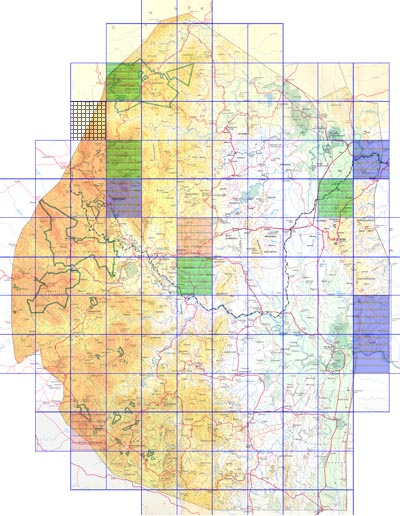 distribution map