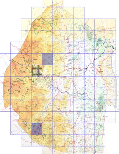 distribution map