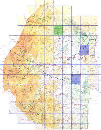 distribution map