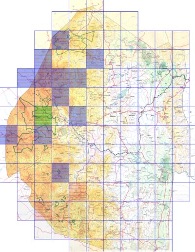 distribution map