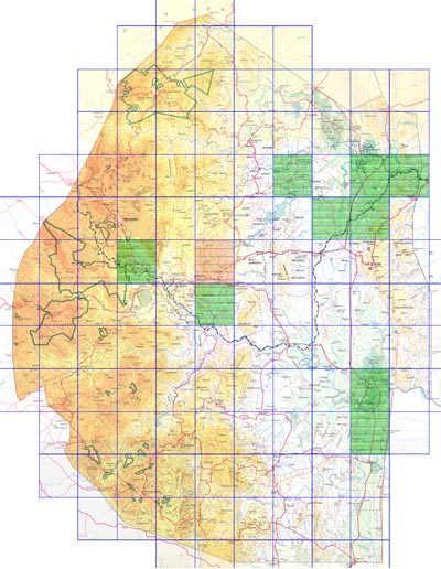 distribution map