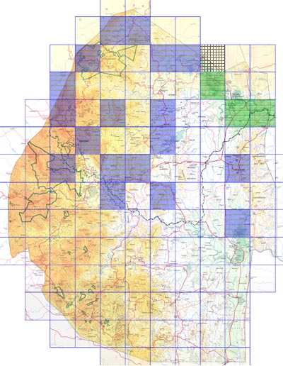 distribution map