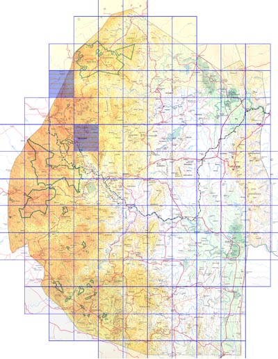 distribution map