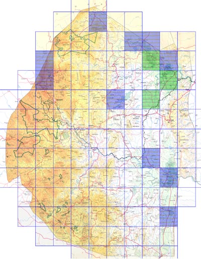 distribution map