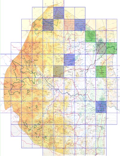 distribution map