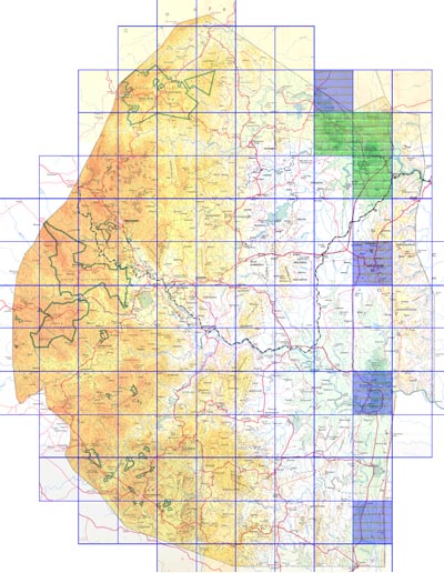 distribution map