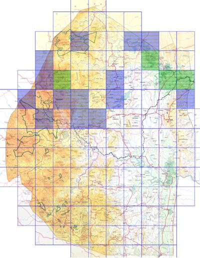 distribution map