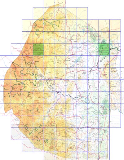 distribution map