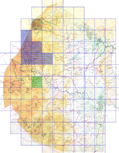 distribution map