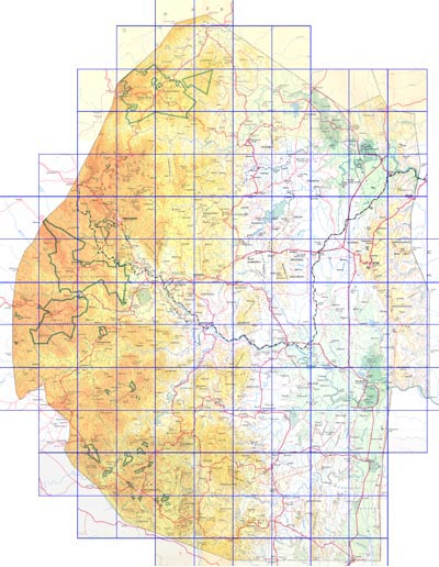 distribution map