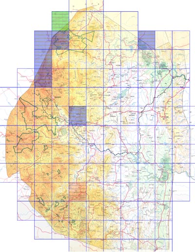 distribution map