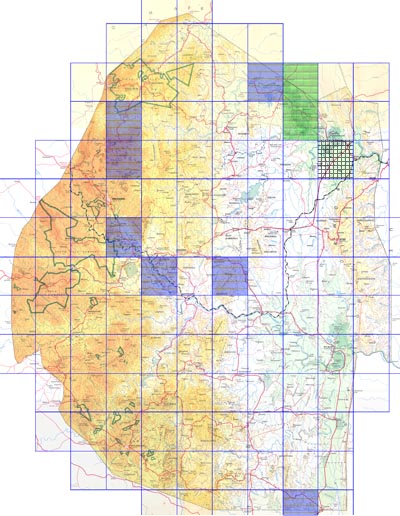 distribution map