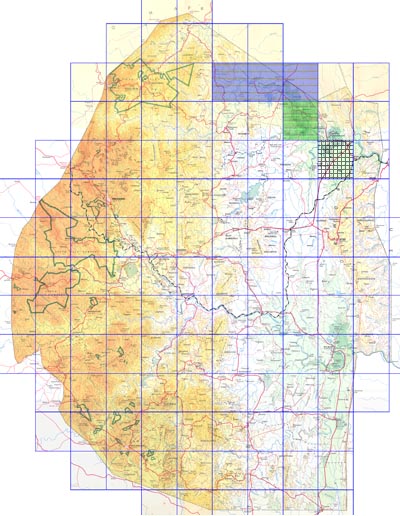 distribution map