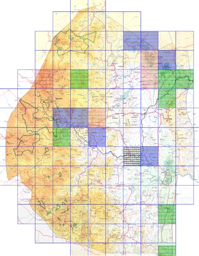 distribution map