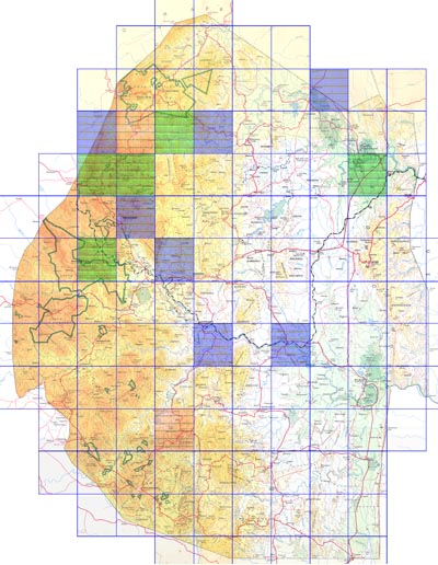 distribution map