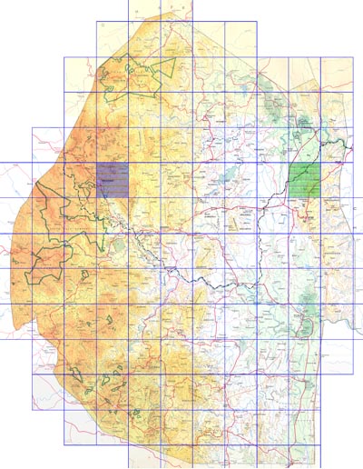 distribution map