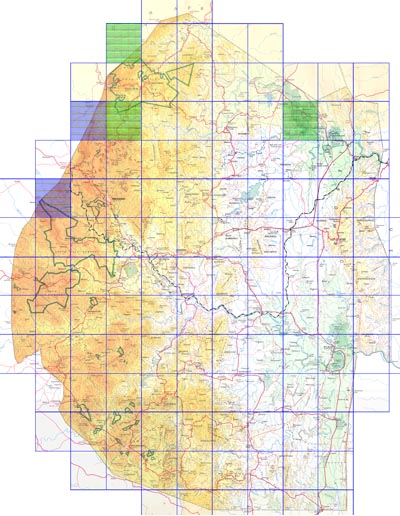 distribution map