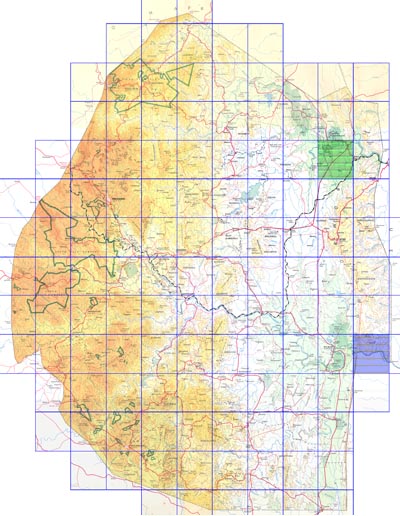 distribution map