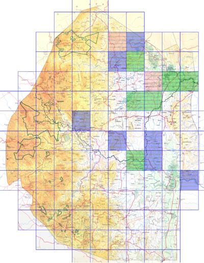 distribution map