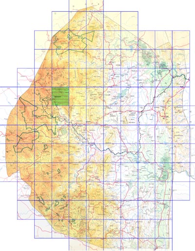 distribution map