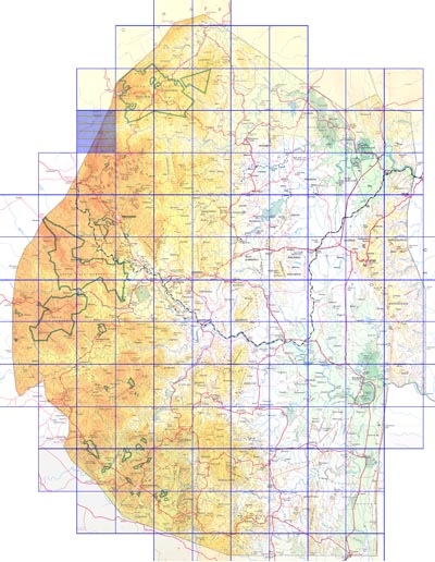 distribution map