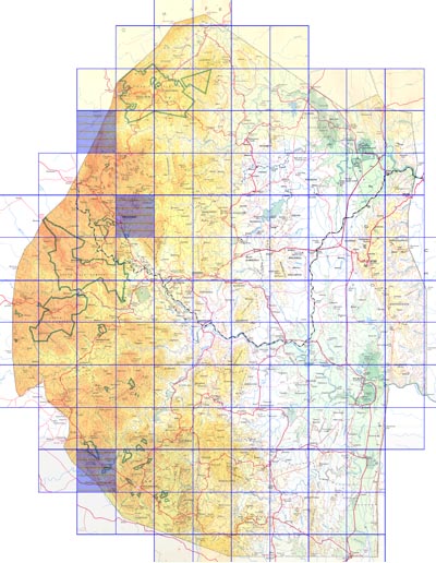 distribution map