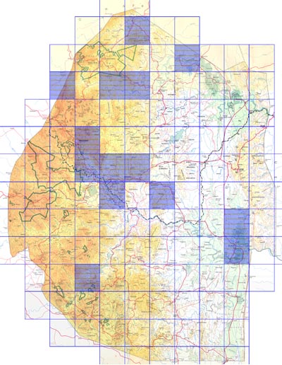 distribution map