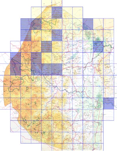 distribution map