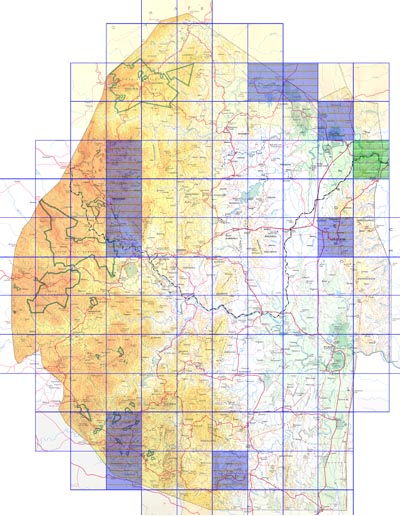 distribution map