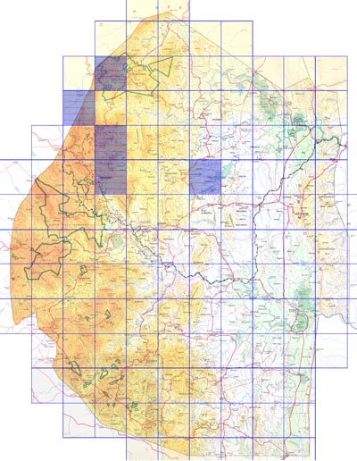 distribution map