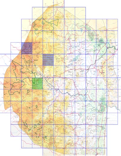 distribution map