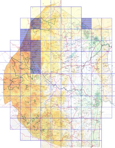 distribution map