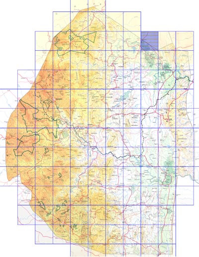 distribution map