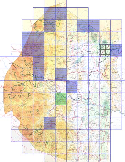 distribution map