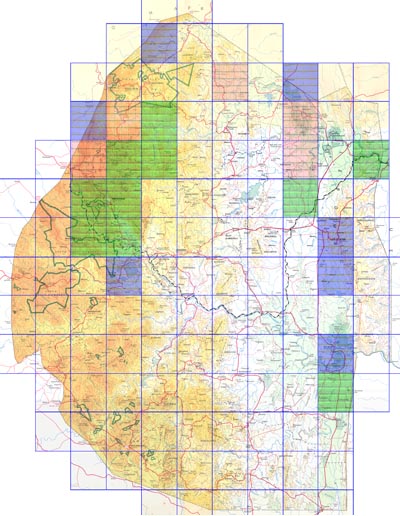 distribution map