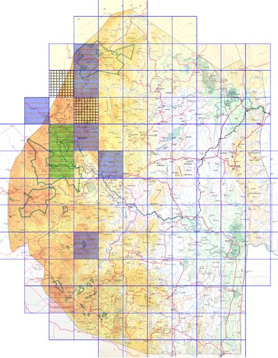 distribution map