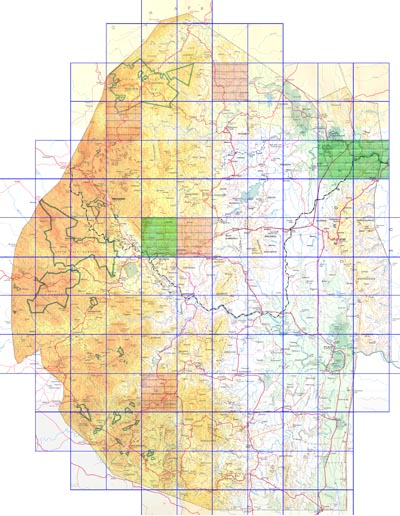 distribution map