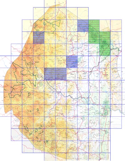 distribution map