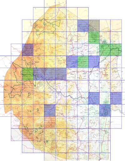 distribution map