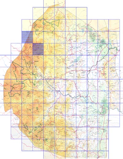 distribution map