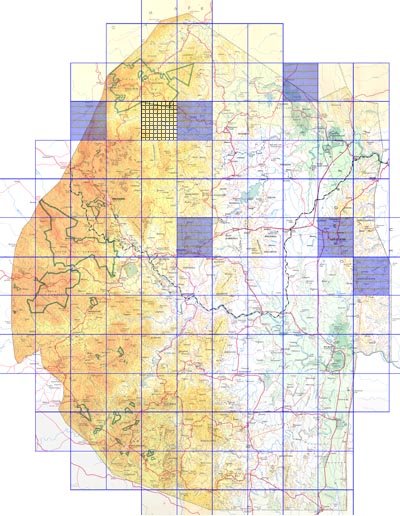 distribution map