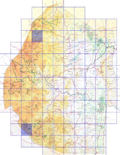 distribution map