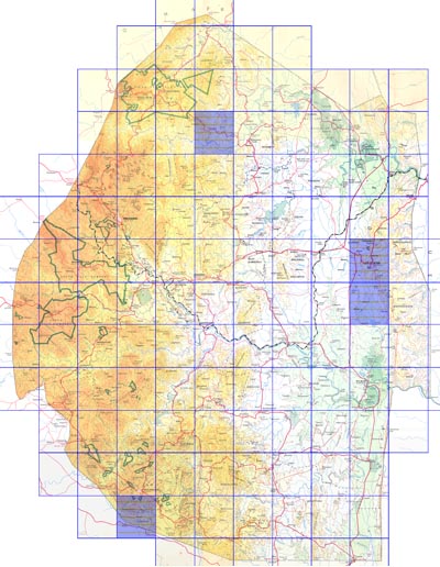 distribution map